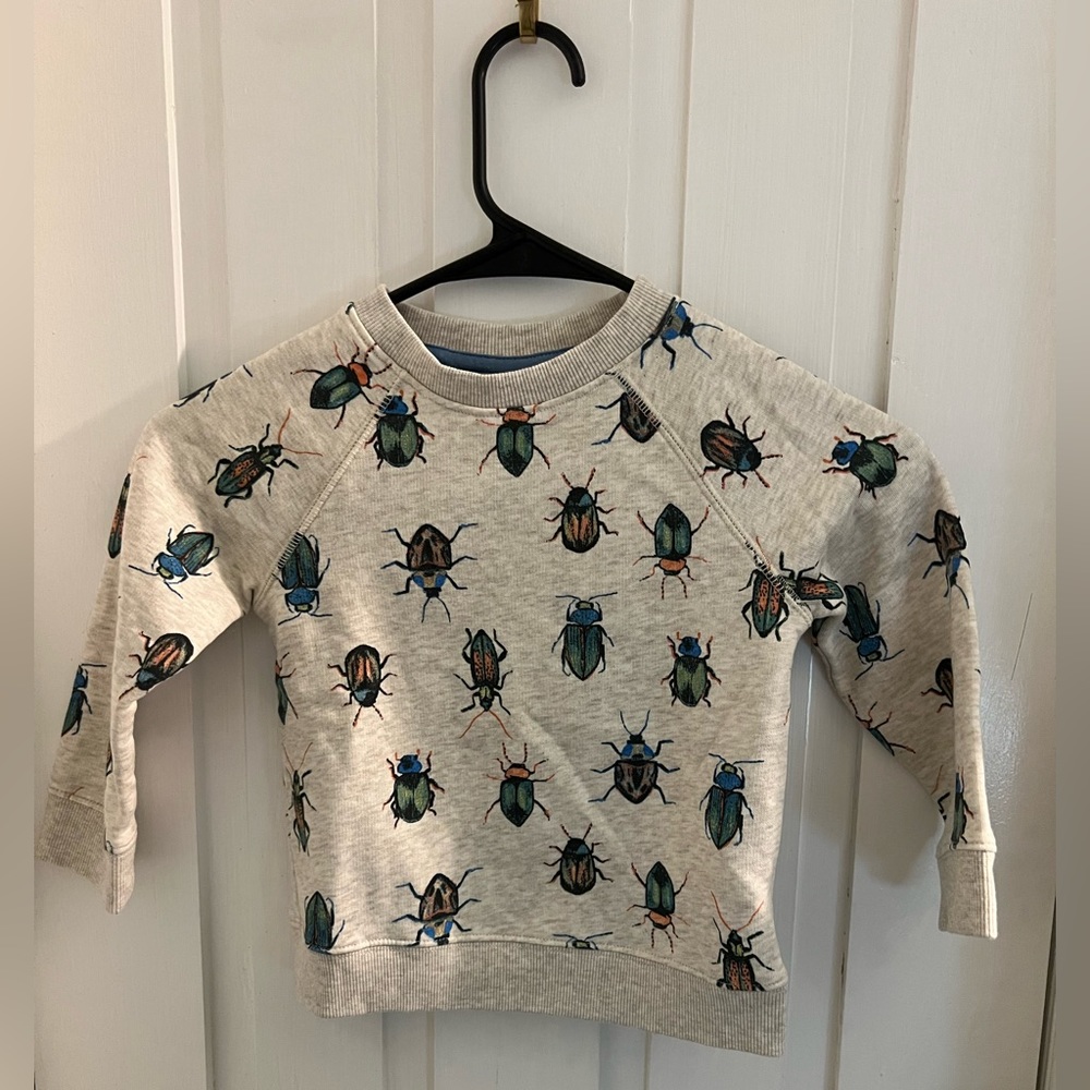 Gymboree Kids Long Sleeve Bug Print Tee - Cream